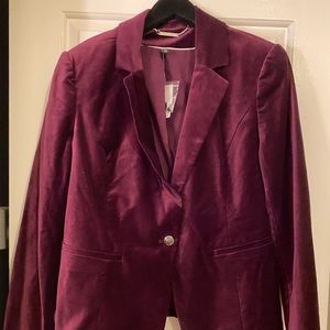 NWT White House Black Market Velvet Blazer